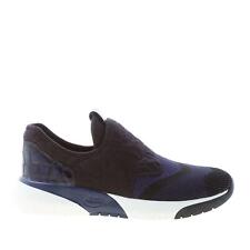 Ash Chaussures Femme Shoes Blue Indigo And Black Fabric Slip On Sneaker