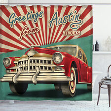 Austin Rideaux De Douche American Retro Car Classique