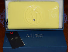 Auth Armani Jeans Light Yellow Wallet * ** Beautiful* Nwtgs**