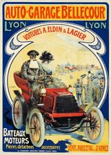 Auto Auto-garage Bellecour Lyon Reep - Poster Hq 45x60cm D'une Affiche Vintage