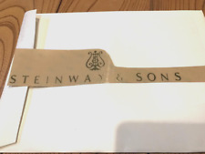 Autocollant Décalque Steinway & Sons Pour Piano Longueur 20cm Épais 0.07mm