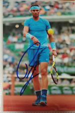 Autografo Rafa Rafael Nadal Roland Garros Foto Hand Signed Spain N. 1 Atp Tennis