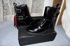 Balmain X H&m Patent Leather Boots Size 8.5