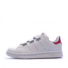 Baskets Blanche/rose Fille Adidas Stan Smith