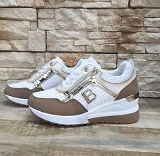 Baskets Femme Laura Biagiotti 8416 Sable Chaussures Femme Sportif Mode 2024