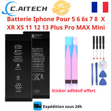 Batterie Interne Pour Iphone 5 Se 6 6s 7 8 X Xr Xs 11 12 13 Plus Pro Max Mini