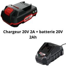 Batterie Parkside 20v »pap 20 B1«, 2ah Et Chargeur »plg 20 C1«, 2.4 A Bricolage
