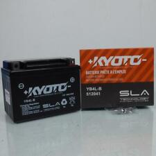 Batterie Sla Kyoto Pour Moto Kawasaki 125 Kmx 1986 à 2003 Yb4l-b Sla / 12v 4ah