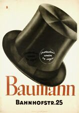Baumann Chapeau Rqrk - Poster Hq 40x60cm D'une Affiche Vintage