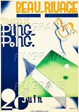 Beau Rivage Ping Pong Royz - Poster Hq 40x60cm D'une Affiche Vintage