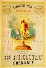 Berthelot Ciment Grenoble Rmbt - Poster Hq 40x60cm D'une Affiche Vintage