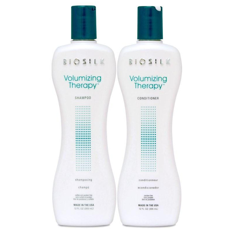 biosilk cure shampooing + conditionneur volumizing therapy