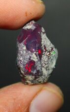 Black Opal Rough 11 Carats Éthiopien Black Opal Crystal Brut Ring Bijoux