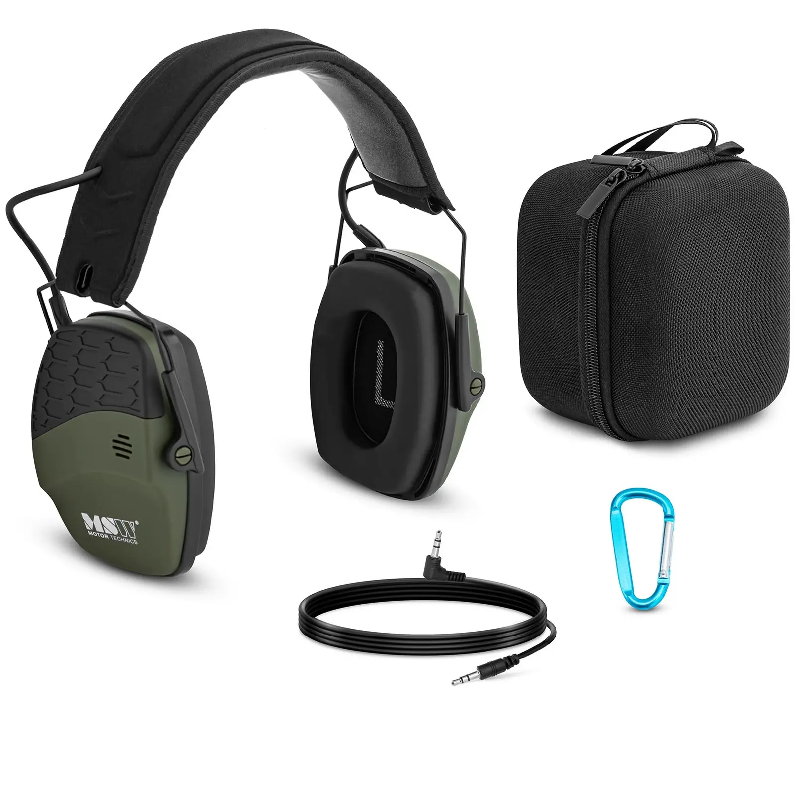 Bluetooth Noise Cancelling Headphones - Dynamic External Noise Control - Green H
