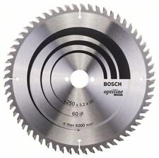 Bosch Scie Circulaire Optiline Bois Pour Tischkreissägen, Ø 250 Mm, 60 Dents