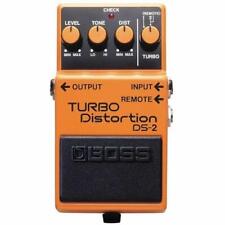 Boss Ds-2 Turbo Distorsion Guitare Effets Pédale Orange Deux Turbo Modes Neuf