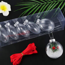  Boule De Noël Transparente, 20 Pièces, Boules Vides Pour Décorations De
