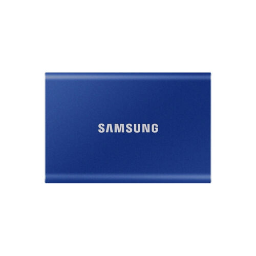 Boxed Samsung Portable Ssd T7 1tb Usb 3.2 External Ssd Indigo Blue (mu-pc1t0hww)