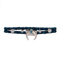 Bracelet Choker / Collier *hipanema* Sulana Turquoise (bleu) 36 Cm - Neuf 
