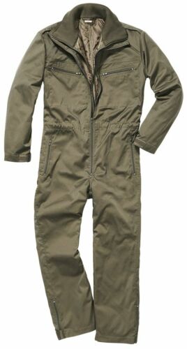 Brandit Panzerkombi Overall Tactical Military Coverall Mens Work Army Suit Olive