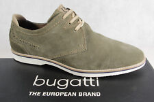 Bugatti Homme Chaussures à Lacets Basses Baskets Olive Neuf