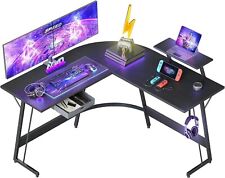 Bureau D'angle Gamer Gaming Informatique - Table En Forme L Avec Support D'écran