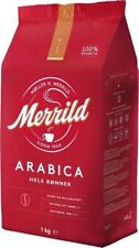 Café Merrild En Grains Hele Bonner 100% Arabica Italie 1 Kg 35 Oz
