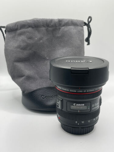 Canon Ef 8-15mm F4l Fisheye Usm Fisheye Ultra/wide Zoom Lens (uk Stock)
