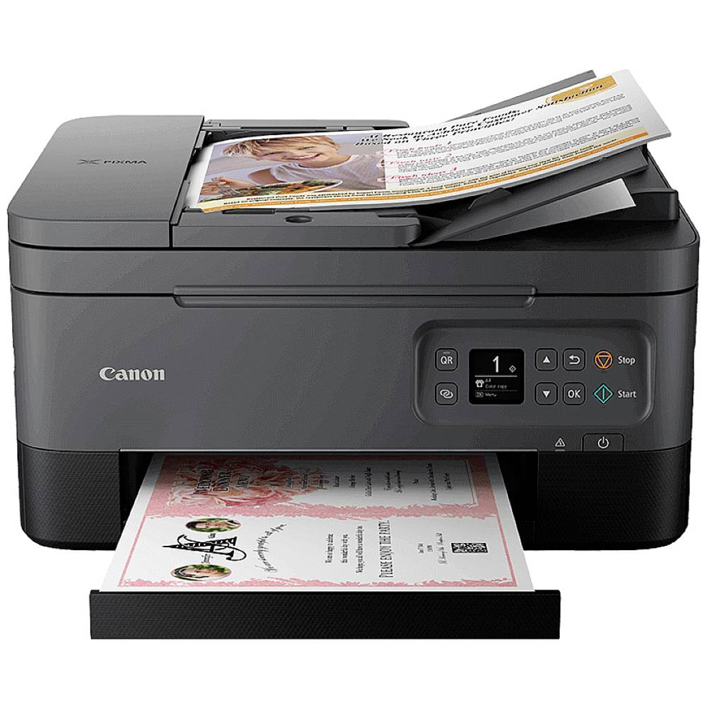 canon imprimante à jet dencre multifonction pixma ts7450i a4 imprimante, photocopieur, scanner chargeur automatique de documents, recto-verso, usb, wi-fi