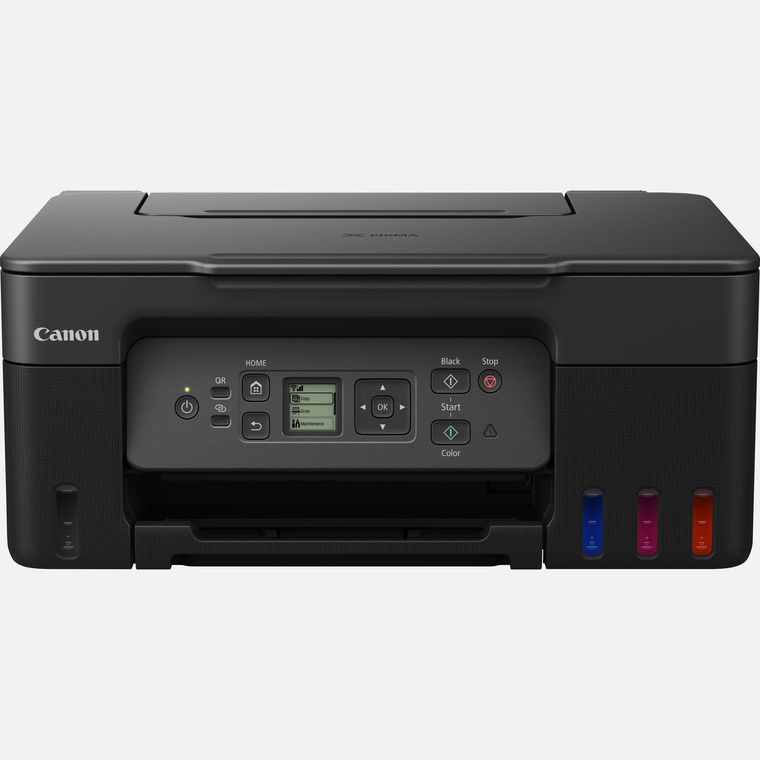 canon imprimante megatank 3-en-1 rechargeable couleur wi-fi pixma g3570, noir donna