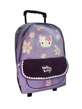 Cartable A Roulettes Trolley Hello Kitty Violet