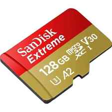 Carte Mémoire Microsdxc Sandisk Extreme 128 Go + Adaptateur Sd Avec Performances