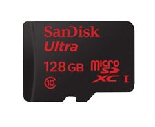Carte Mémoire Sandisk Ultra 128 Go Microsdxc Uhs-i Avec Adaptateur Sd