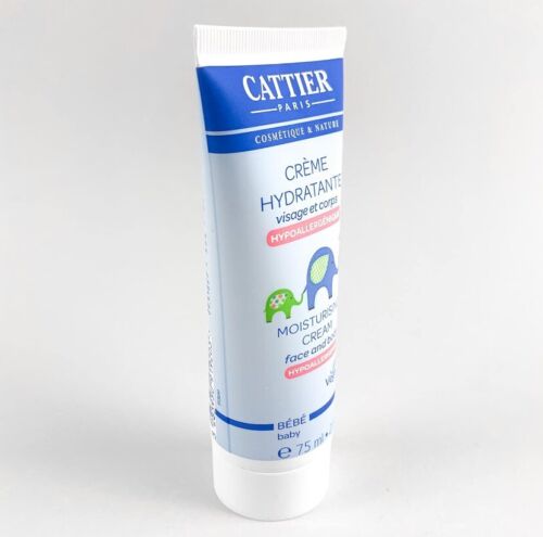 Cattier Hypoallergenic Moisturising Cream For Baby Child Delicate Skin 75ml