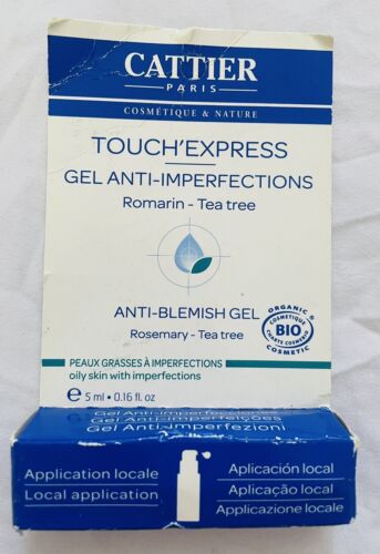 Cattier Touch'express Anti-blemish Gel For Young Skin 5 Ml - Rosemary Tea Tree