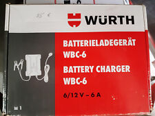 Chargeur De Batterie Wurth / Battery Charger Wbc-6 6/12v - 6a