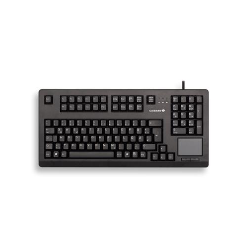 cherry cherry touchboard g80-11900 keyboard usb azerty french black