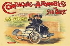 Cie Automobile Sud Ouest Rpiq - Poster Hq 40x60cm D'une Affiche Vintage