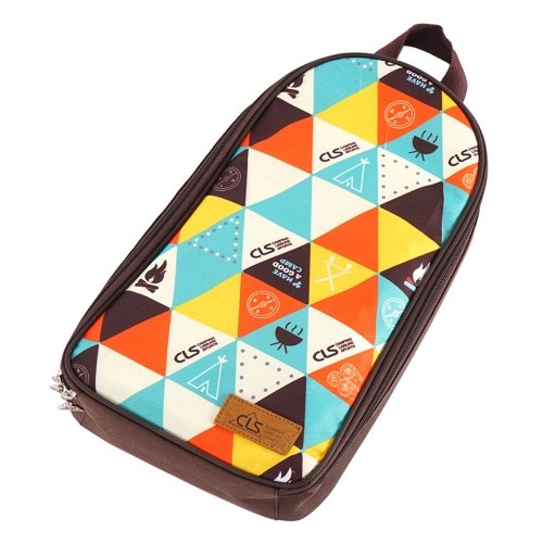 cls pochette de sac de rangement pour organisateur d'ustensiles de cuisine portables pour ustensiles de cuisine de camping barbecue de voyage en plein air