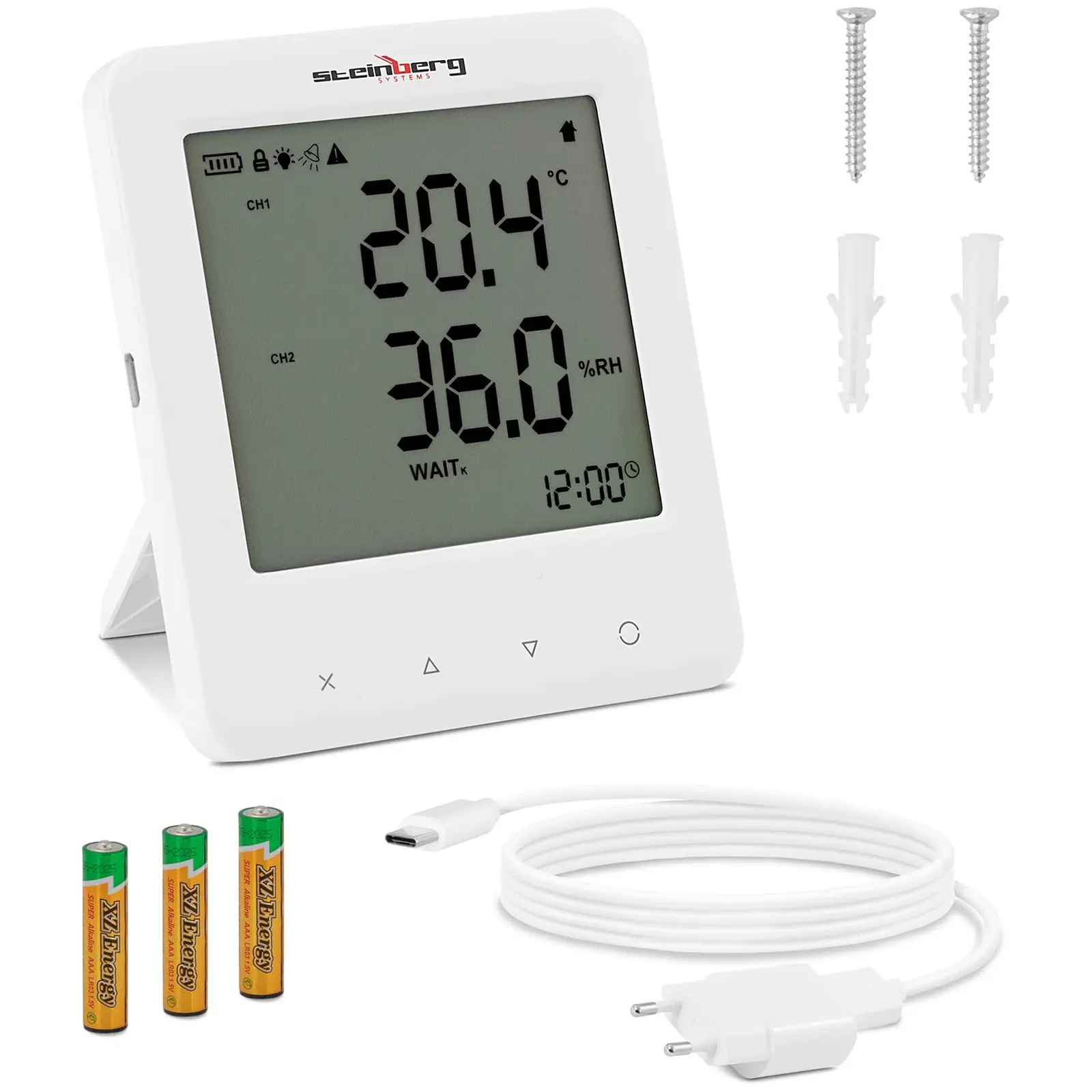 Co2 Meter Carbon Dioxide Meter With Temperature And Humidity Thermo Hygrometer