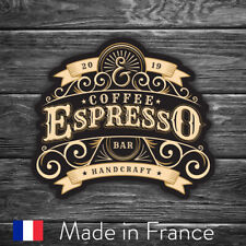  Coffee Shop Logo Espresso Tasse De Cafe Bar Hypster Autocollant Sticker Fpc150