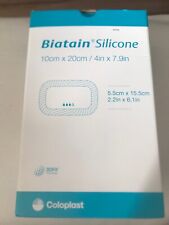 Coloplast Biatain Silicone Adhésif Pansement (10 Pièces) 10cm X 20cm