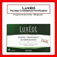 Complement Alimentaire Pousse Croissance Fortification Luxeol 90 Gellules 3 Mois