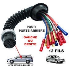 Connectique Prise Fiche Electrique Gaine Fil Cable Cablage Porte Arriere Astra H