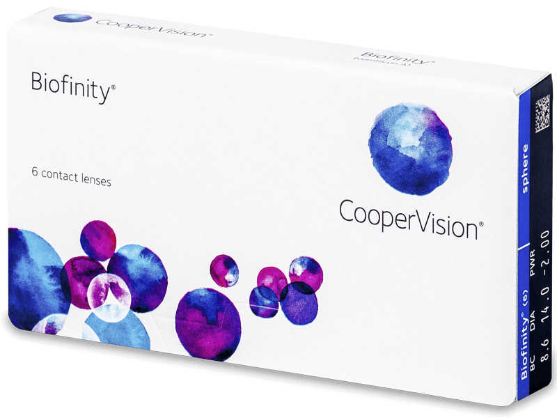 coopervision biofinity (6 lentilles)