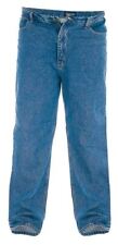 Coupe Confort Extra Grand Délavé Jeans Bleu En Taille 81.3to127cm, Entrejambe 38