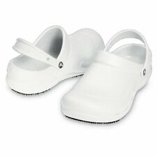 Crocs Bistro Sabot Unisexe Chausson Chaussure Roomy Coupe Blanc 10075