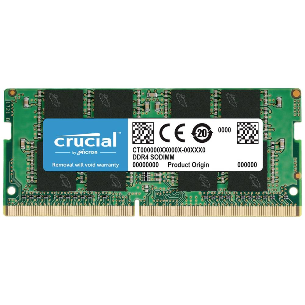 crucial ct8g4sfra32a module mémoire pour pc portable ddr4 8 gb 1 x 8 gb 3200 mhz so-dimm 260 broches cl22 ct8g4sfra32a