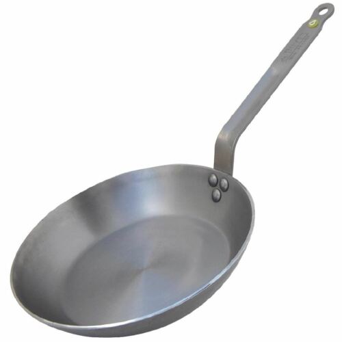 De Buyer Iron Frying Pan 26cm Mineral Bee Element Authentic Chef Use 5610.26