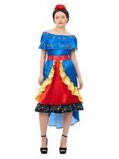 De Luxe Frida Artiste Déguisement - Femmes Espagnol Costume Pour Smiffy's